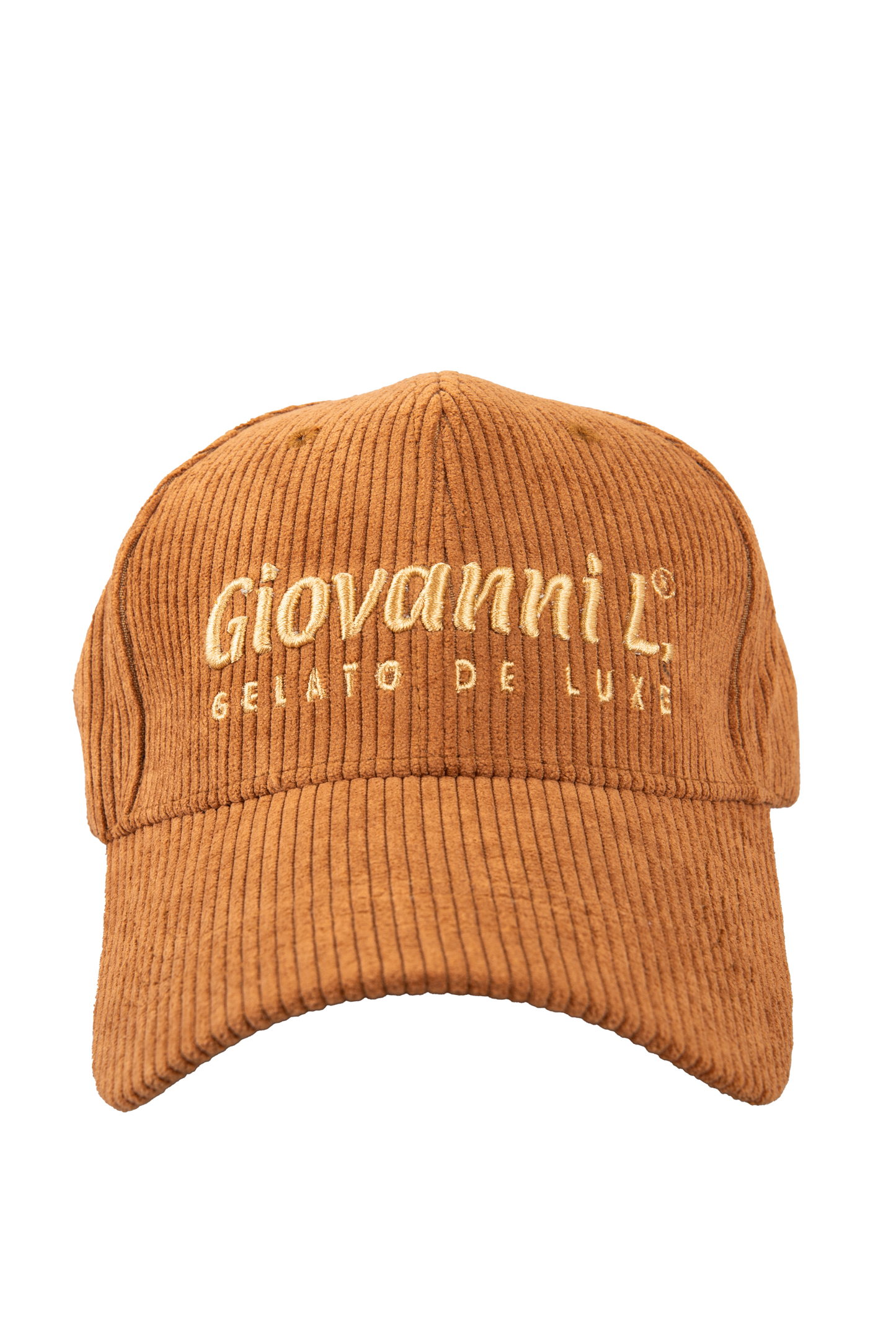 GL Cord Cappy Braun mit Logo