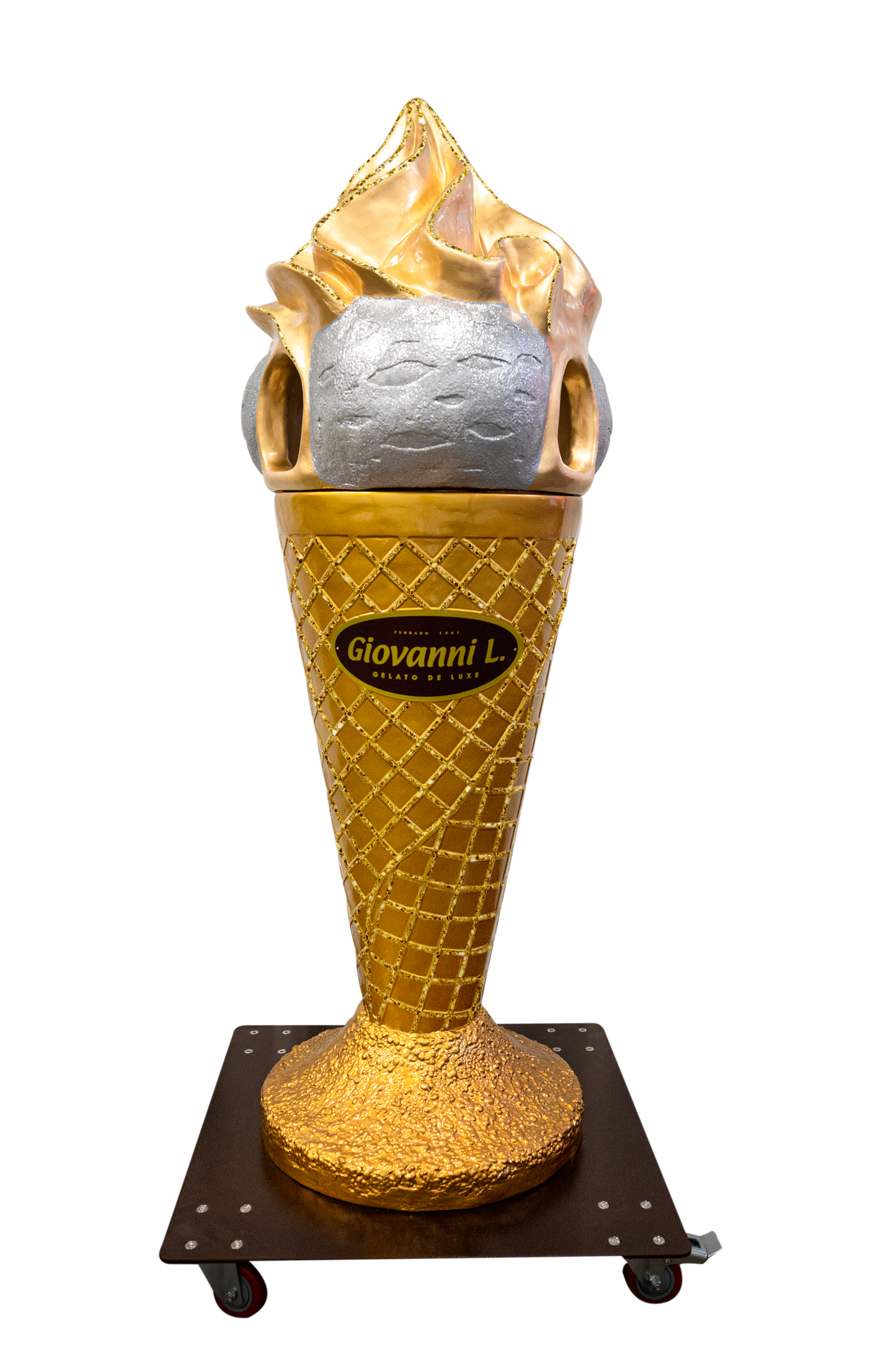 GL Mülleimer mit Räder