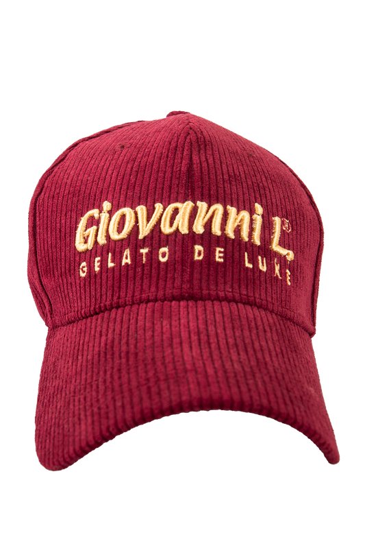 GL Cord Cappy Rot mit Logo