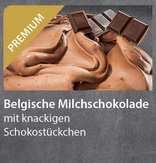 Belgische Milchschokolade Eis (5l Berg)