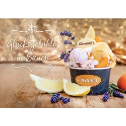 Postkarte - Glücksgefühle im Bauch