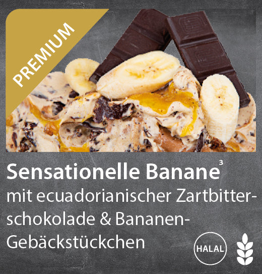Sensationelle Banane Eis (5l Berg)