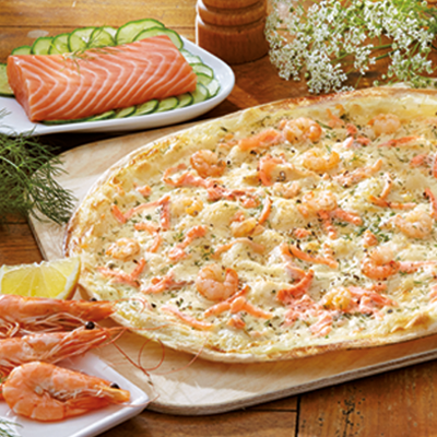 Flammkuchen Wildlachs