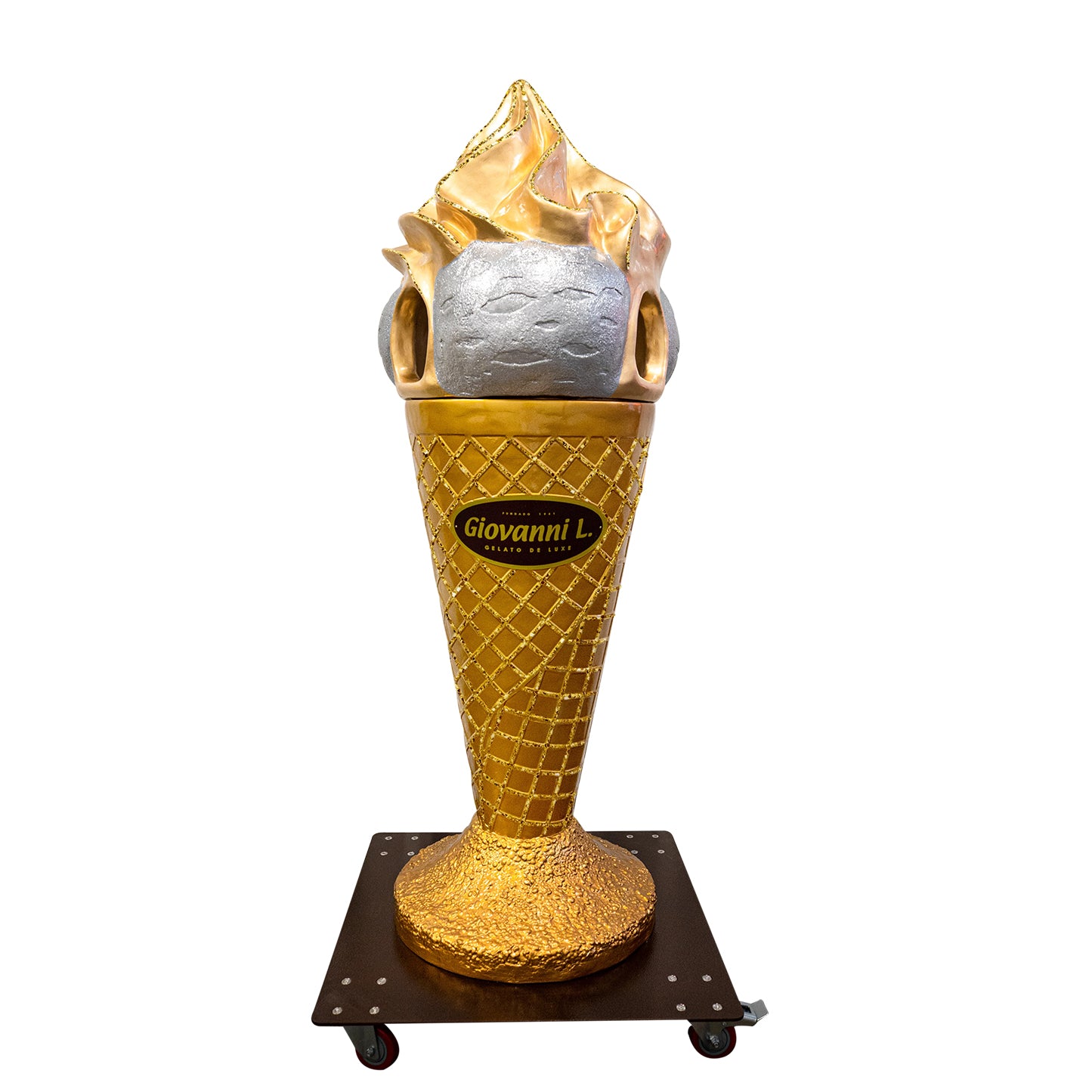 GL Mülleimer mit Räder