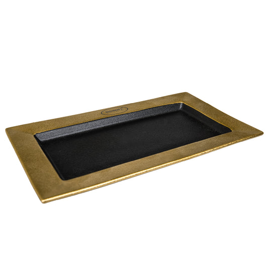 GL Gourmetteller eckig Gold 30cm