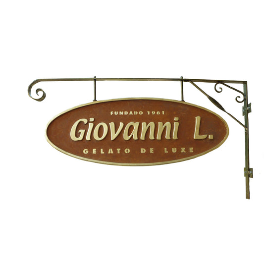 GL Logo Doppelseitig Wand