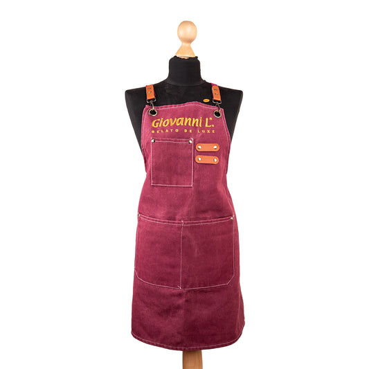 GL Latzschürze Rot mit Logo