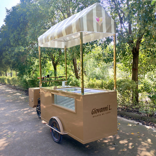 Ice Bicycle Cart